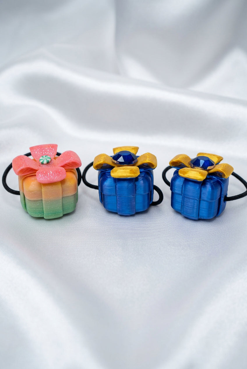 Princess present ponytail holders.