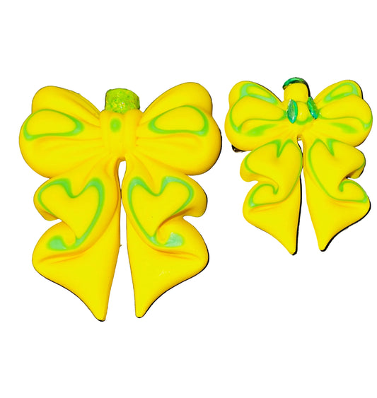 Mommy and me 3-D dream bow clip