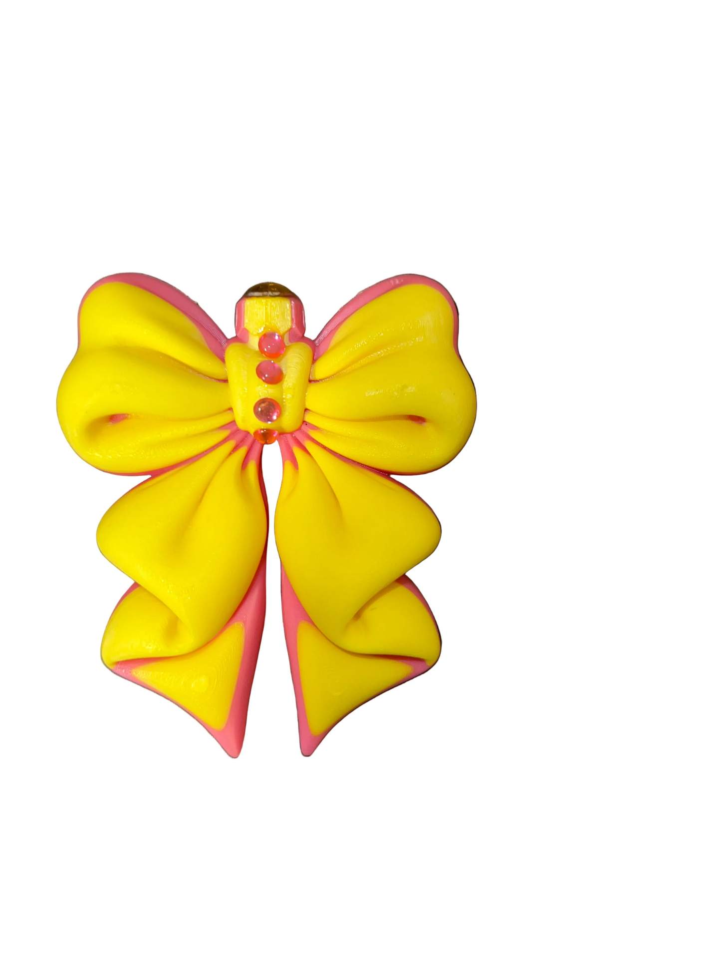 Mommy and me 3-D dream bow clip