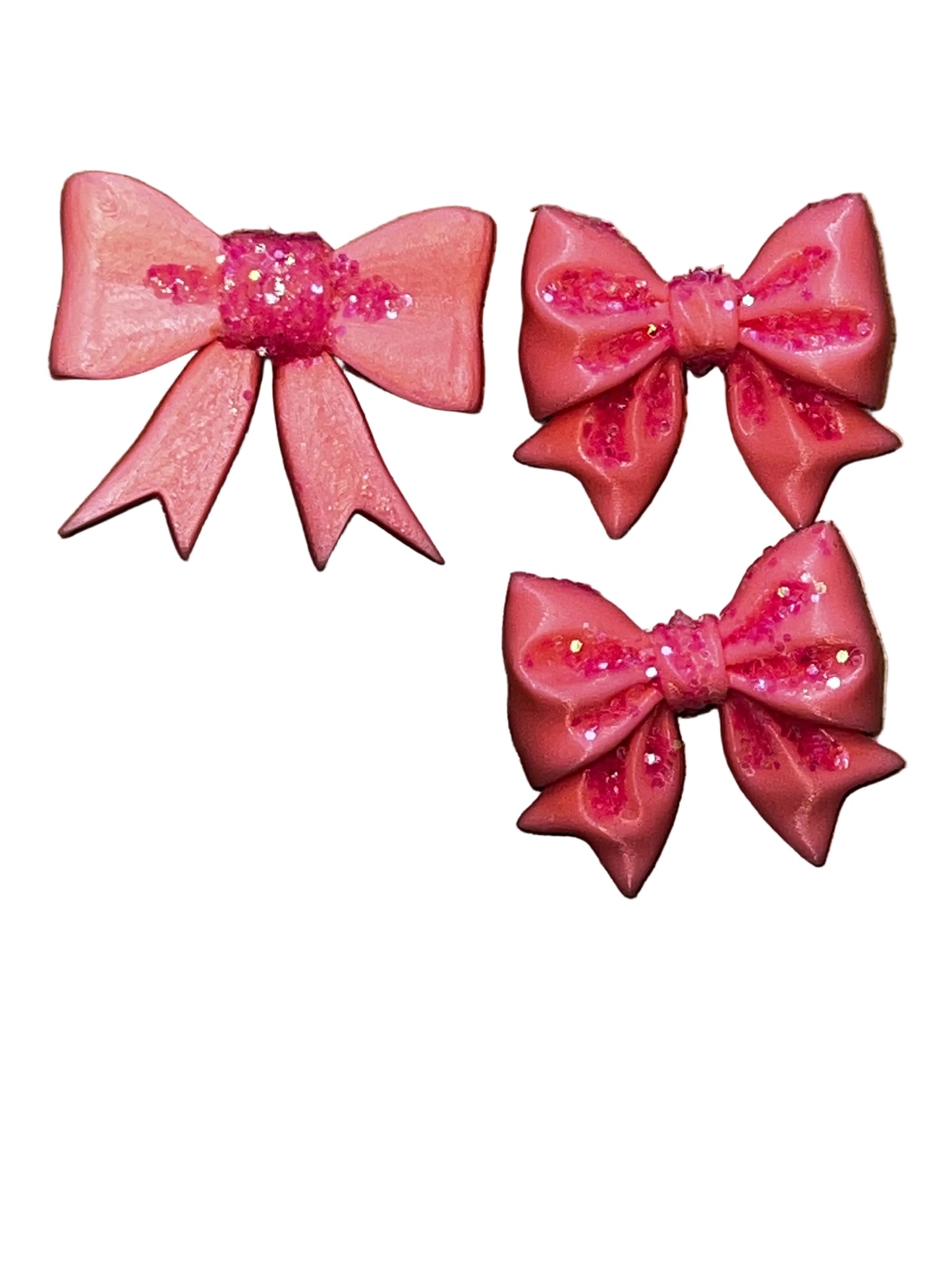 Glow in the dark sneaker bow set with matching hair bow