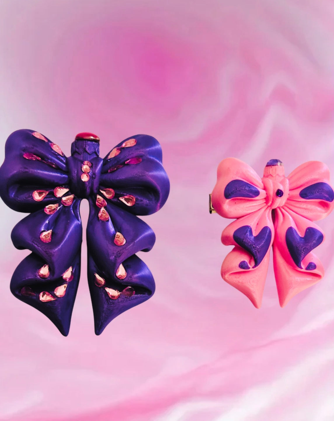 Mommy and me 3-D dream bow clip ￼