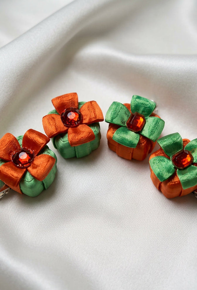 Princess Gift ponytail holder's (green, red)