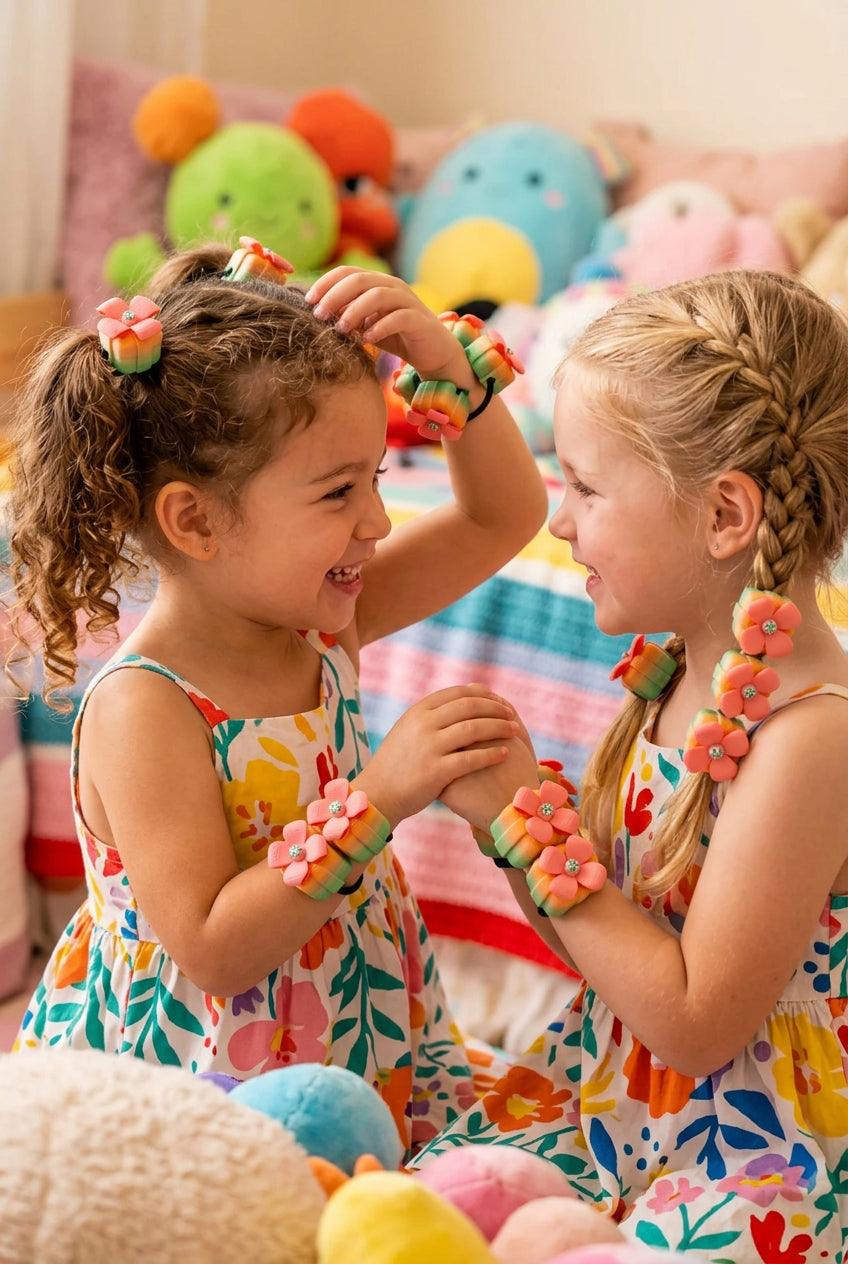 Princess present ponytail holders.