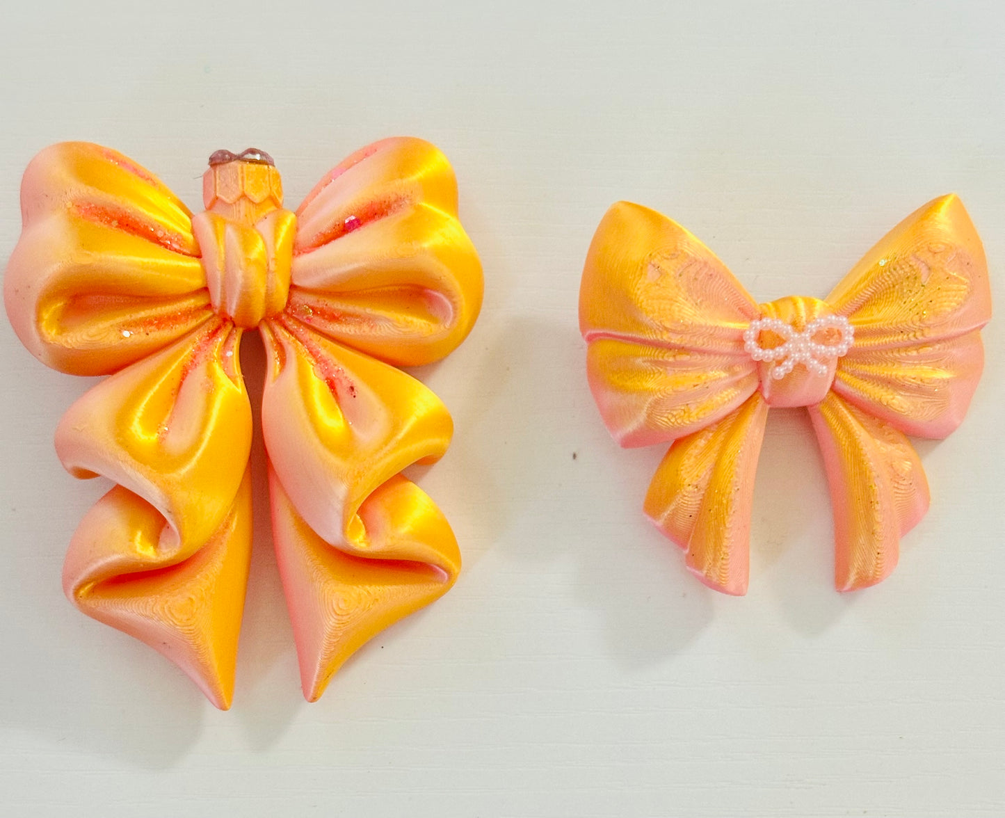 Mommy and me 3-D dream bow clip