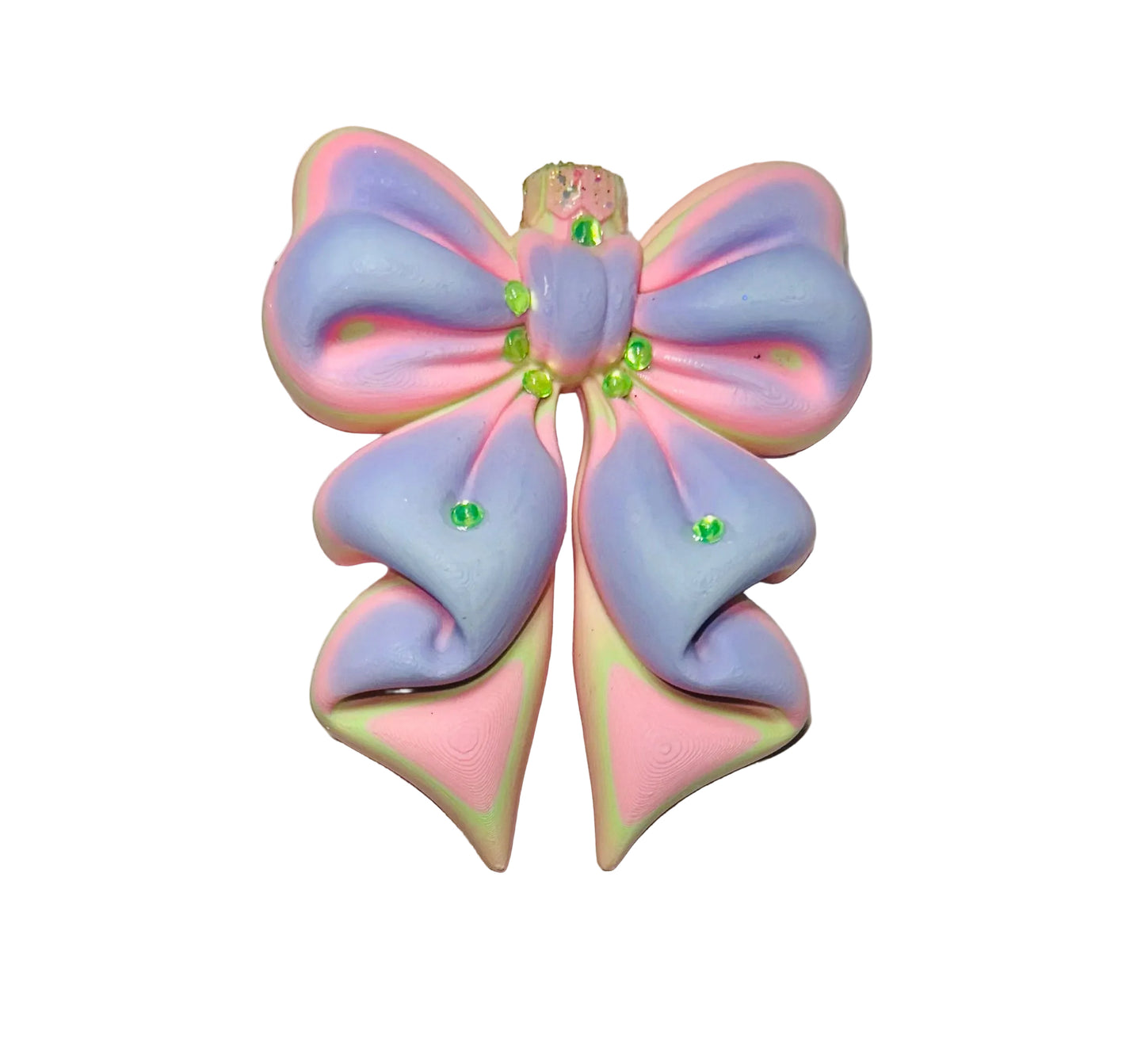 Delightful 3-D dream bow clip