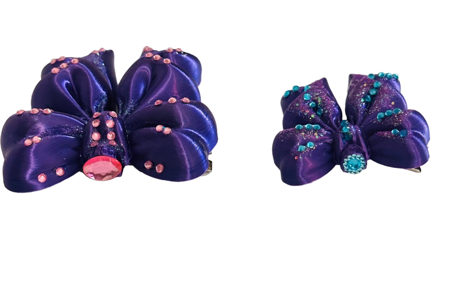 Mommy and me 3-D dream bow clip
