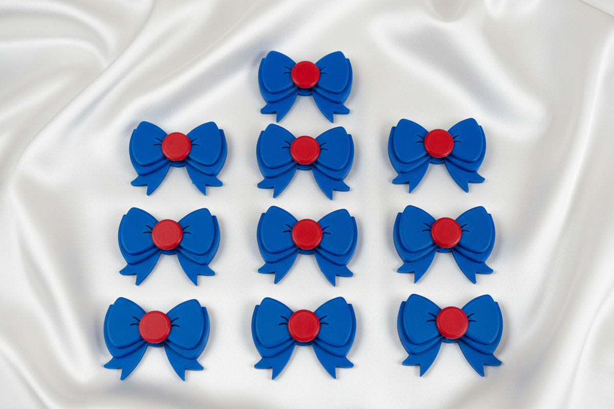 Delightful beadettes(lg.blue,red)