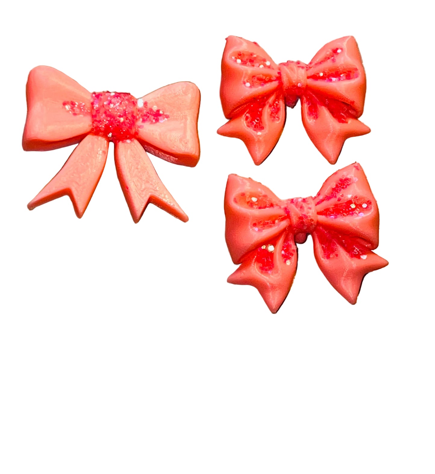 Glow in the dark sneaker bow set with matching hair bow