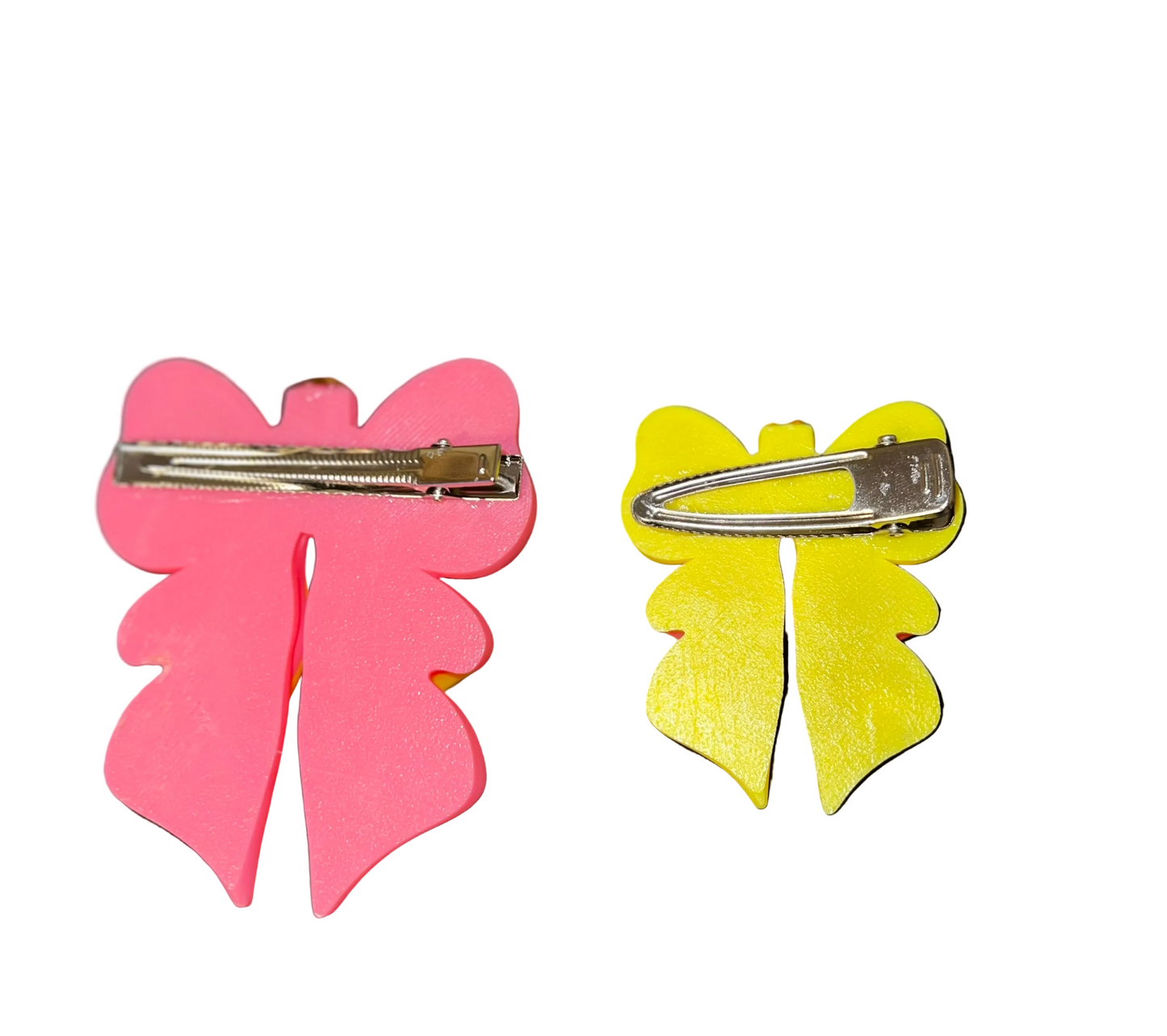 Mommy and me 3-D dream bow clip