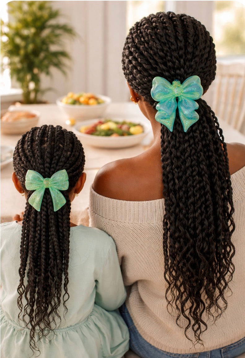 Mommy and me 3d Dream bow clip