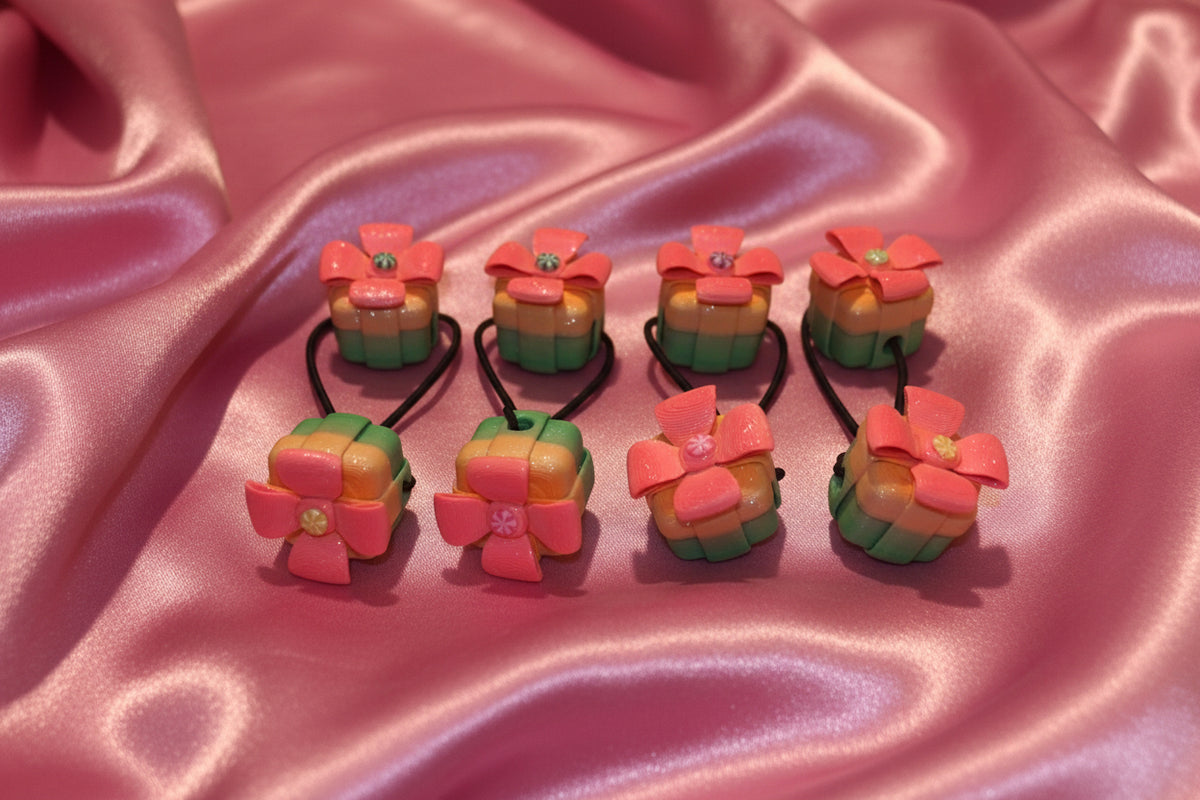 Princess presents ponytail holders