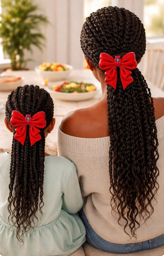 Mommy and me 3-D dream bow clip ￼