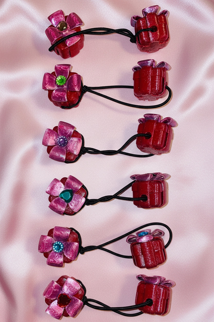 Princess present ponytail holders.