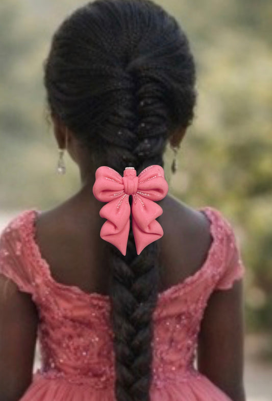 Delightful 3-D dream bow Clip