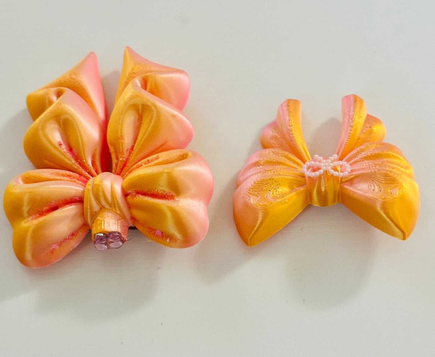 Mommy and me 3-D dream bow clip