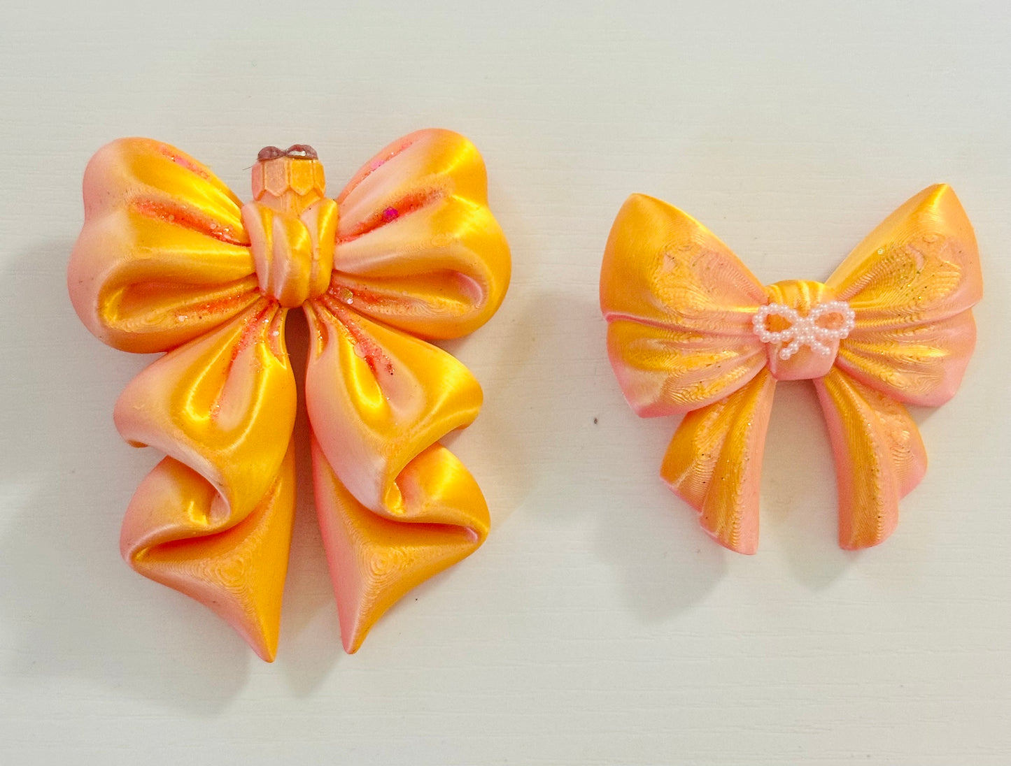 Mommy and me 3-D dream bow clip