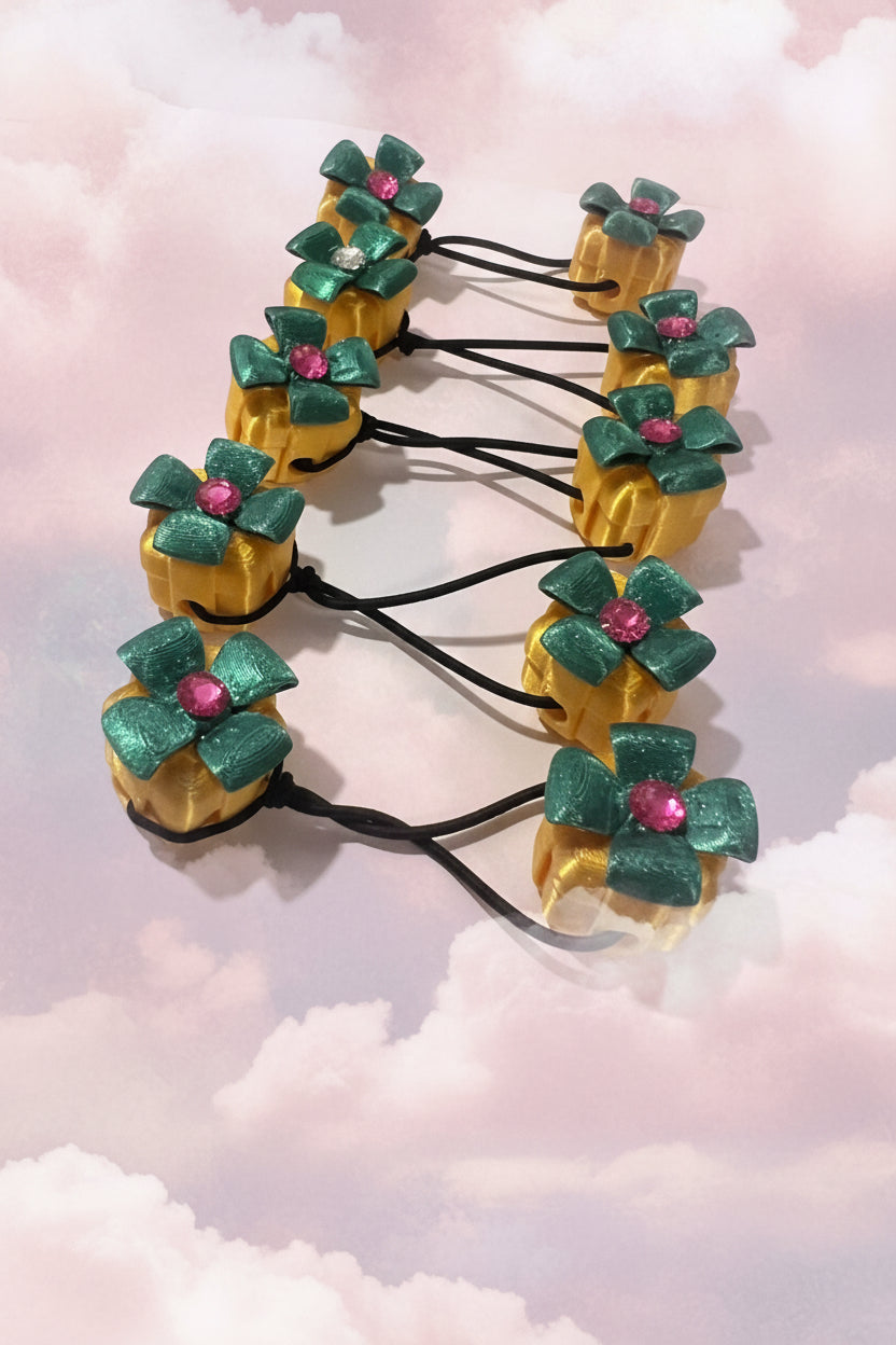 Princess present ponytail holders.