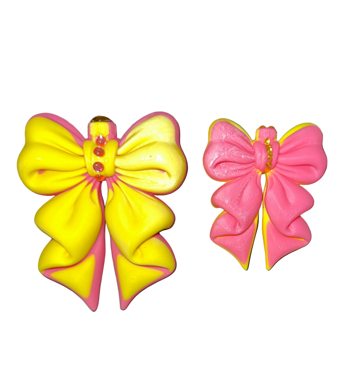 Mommy and me 3-D dream bow clip