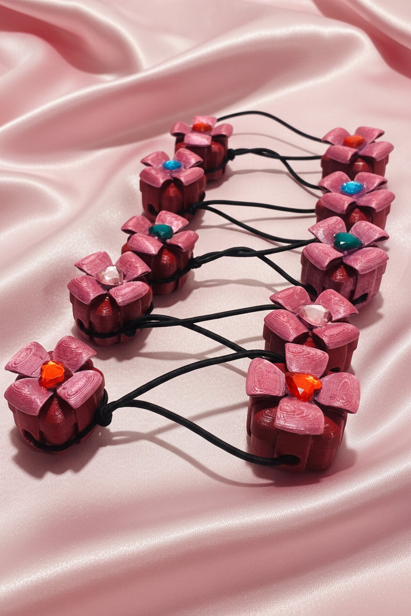 Princess present ponytail holders.