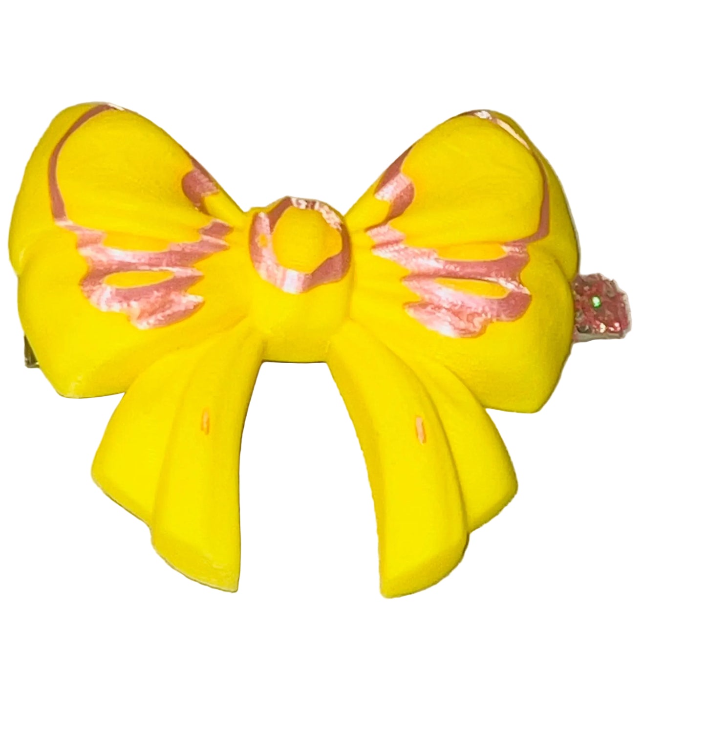 Small 3-D dream bow clip