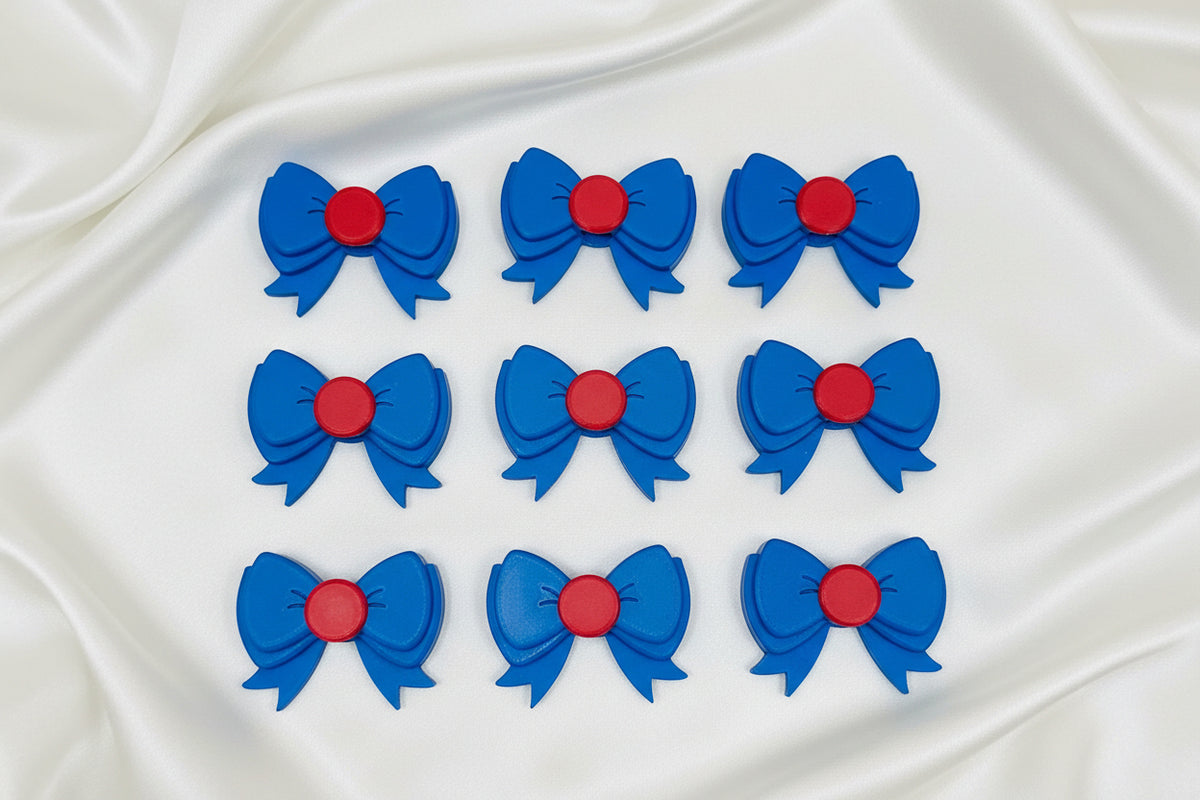 Delightful beadettes(lg.blue,red)