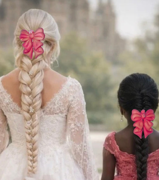 Mommy and me 3d Dream bow clip