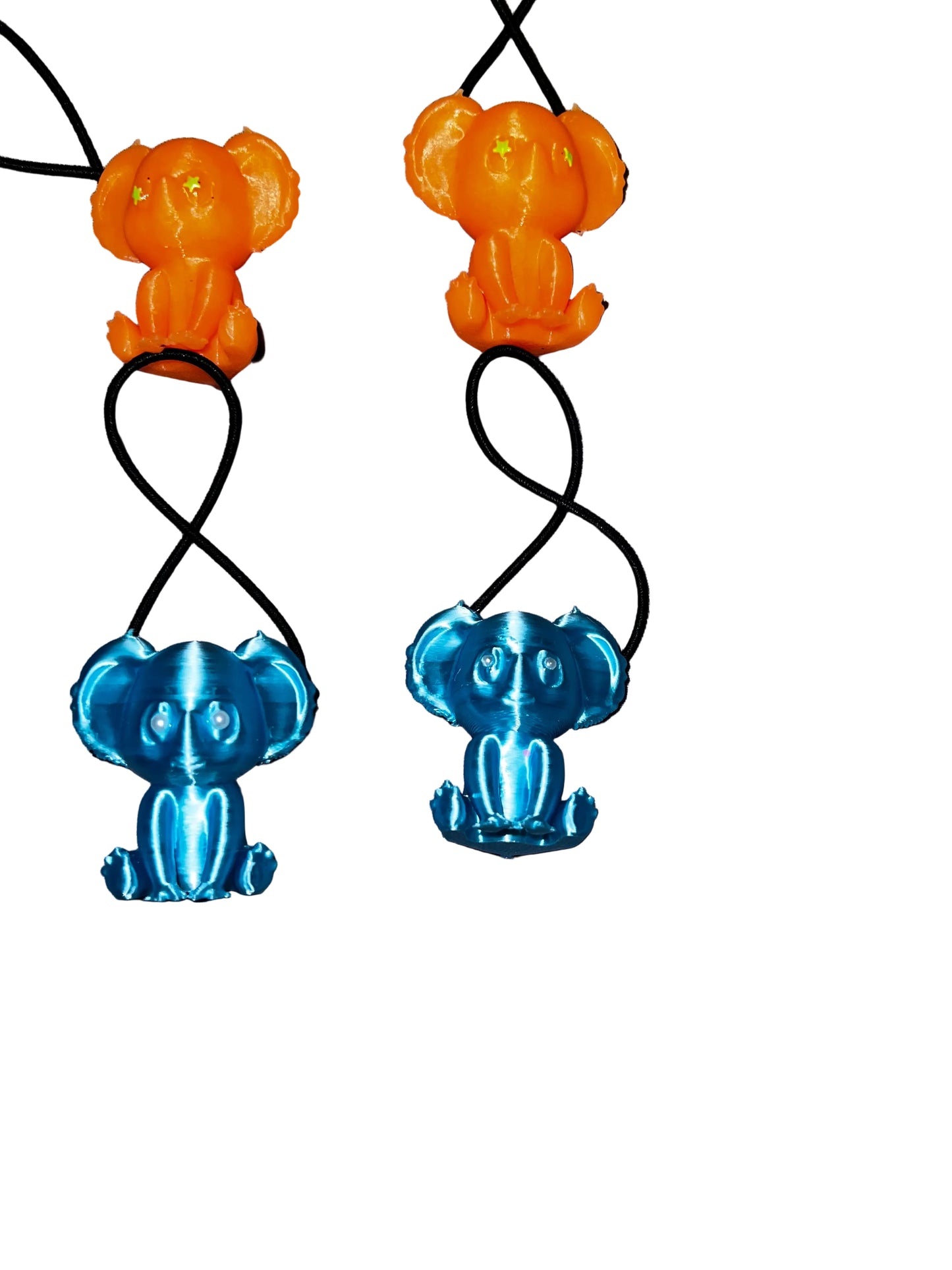 Bear ponytail holders