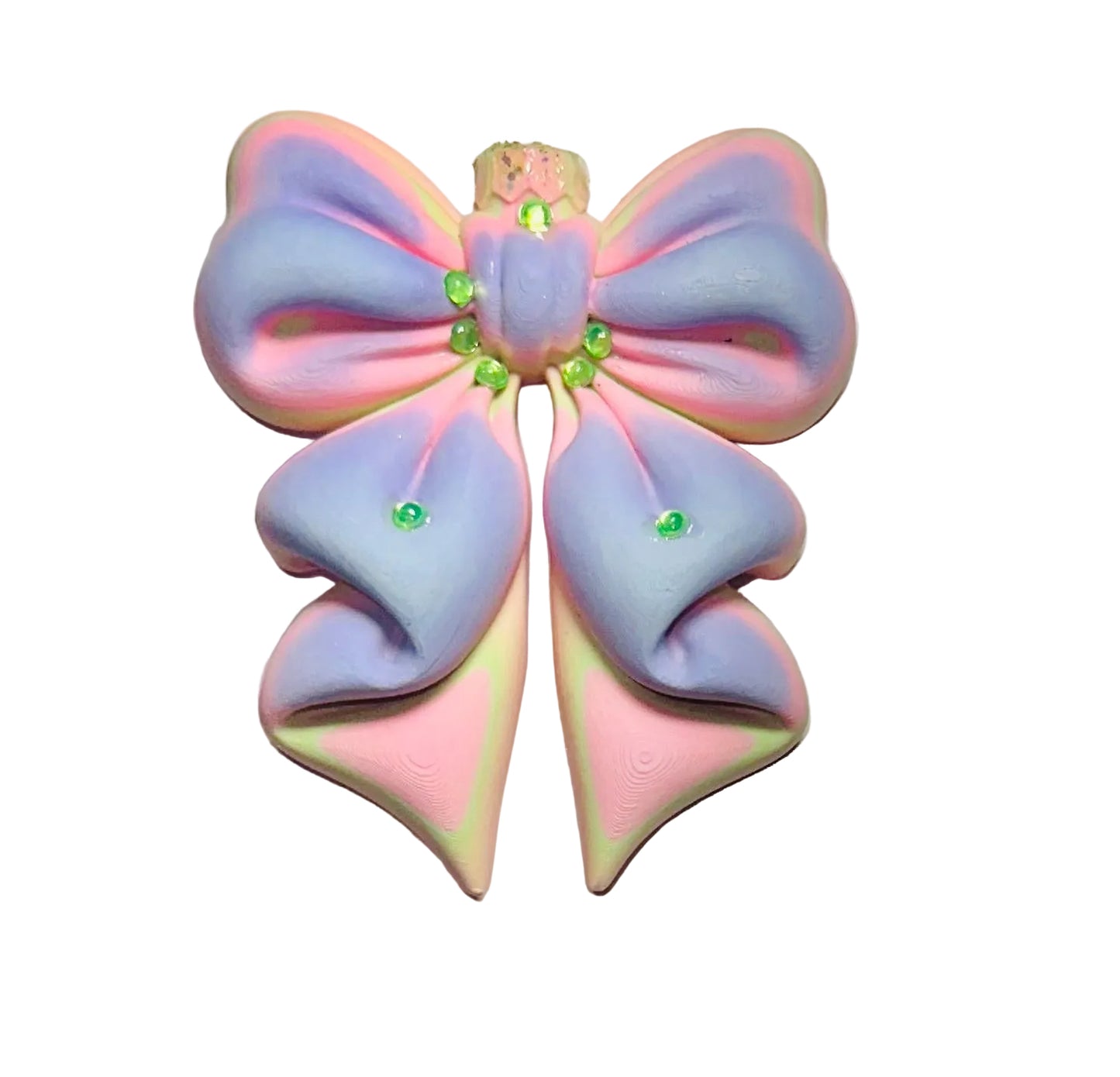 Delightful 3-D dream bow clip