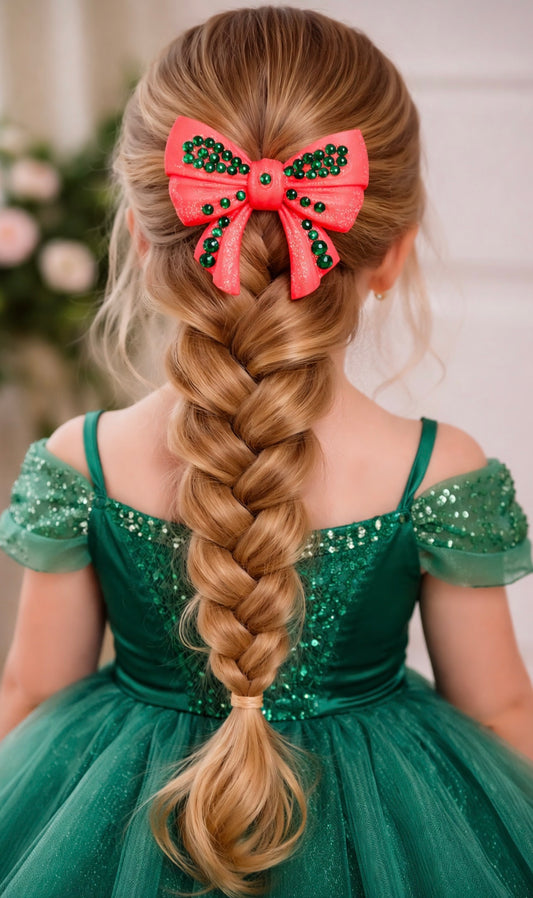 Delightful 3-D dream bow Clip