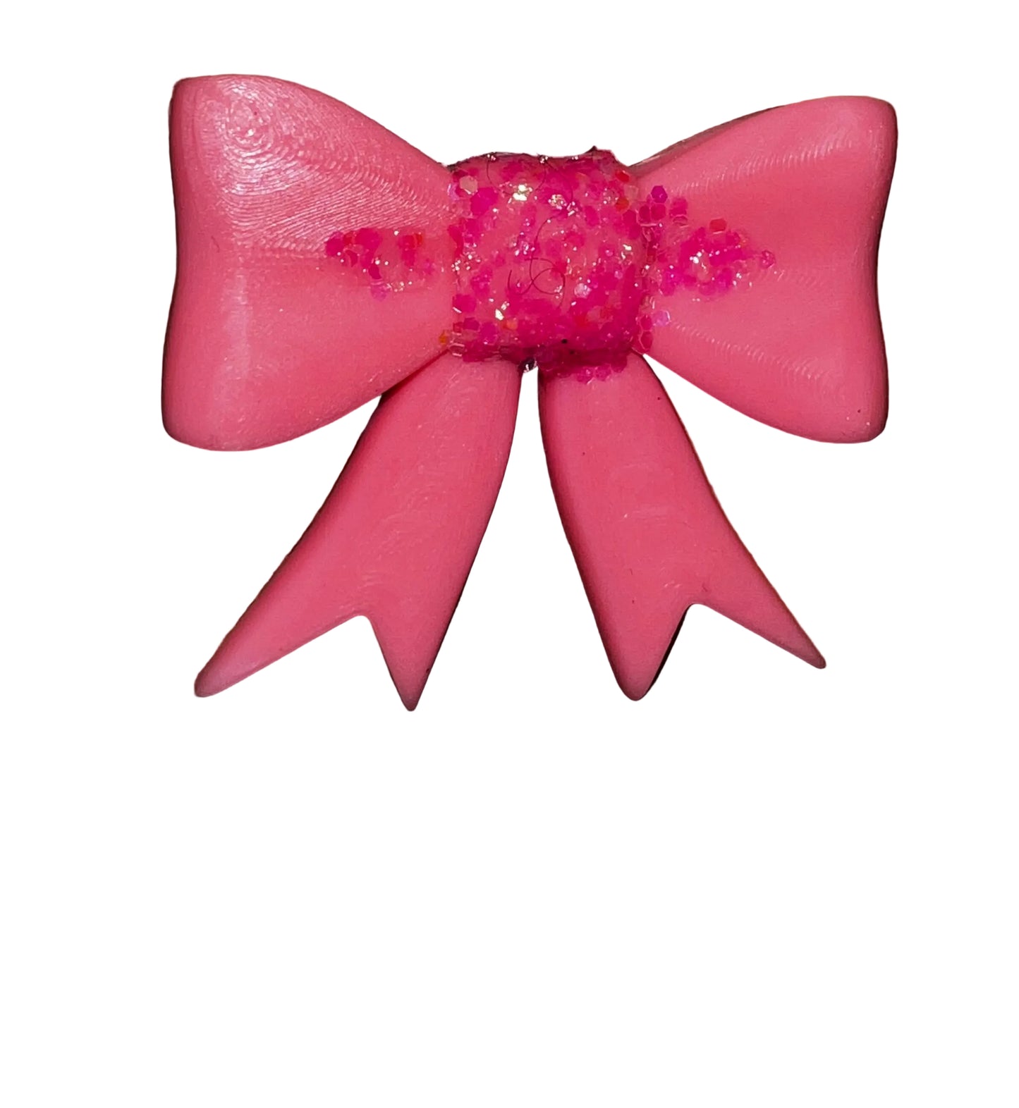 Glow in the dark sneaker bow set with matching hair bow