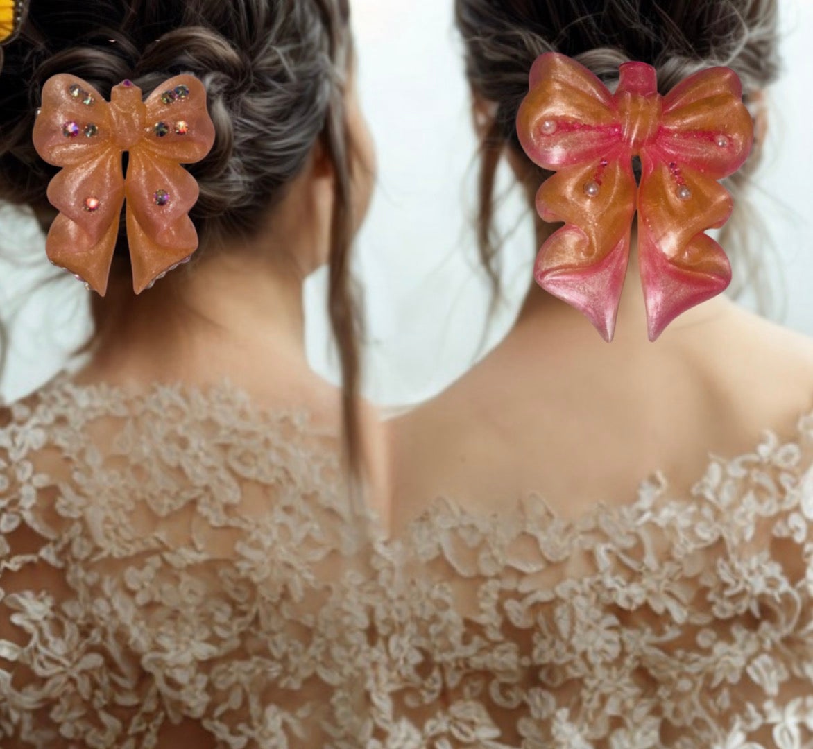 Mommy and me 3d Dream bow clip