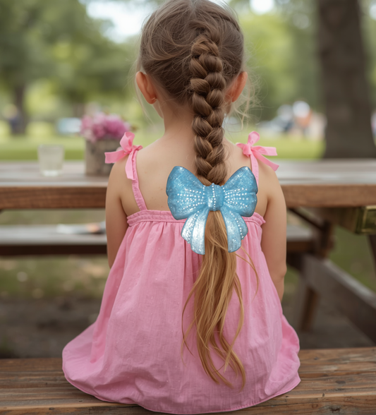 Delightful 3-D dream bow clip ￼