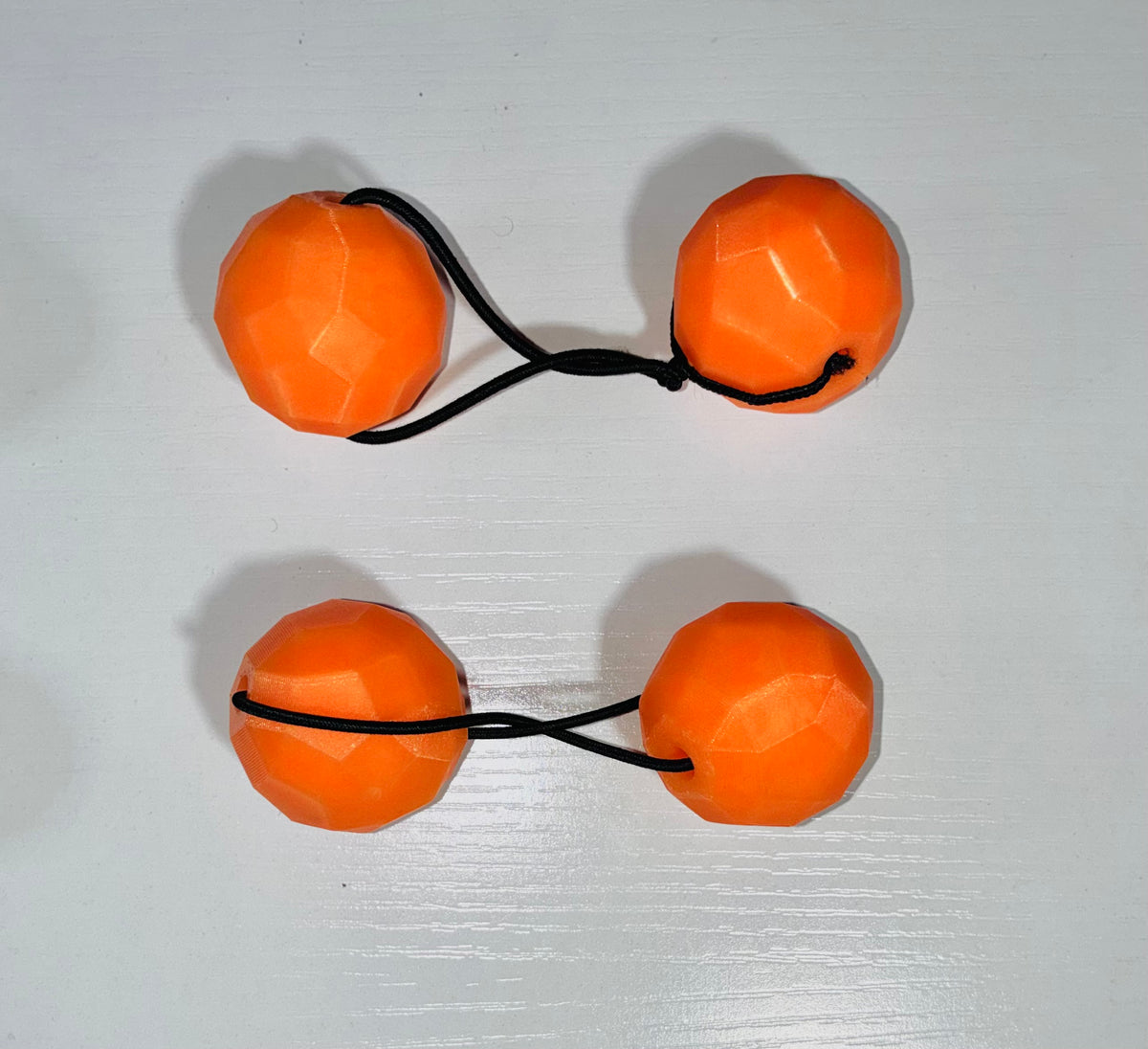 Sphere Ponytail holder (lg)glow green,orange, pink