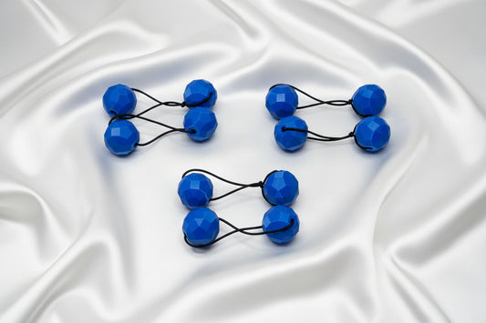 Sphere Ponytail holder (lg) royal blue