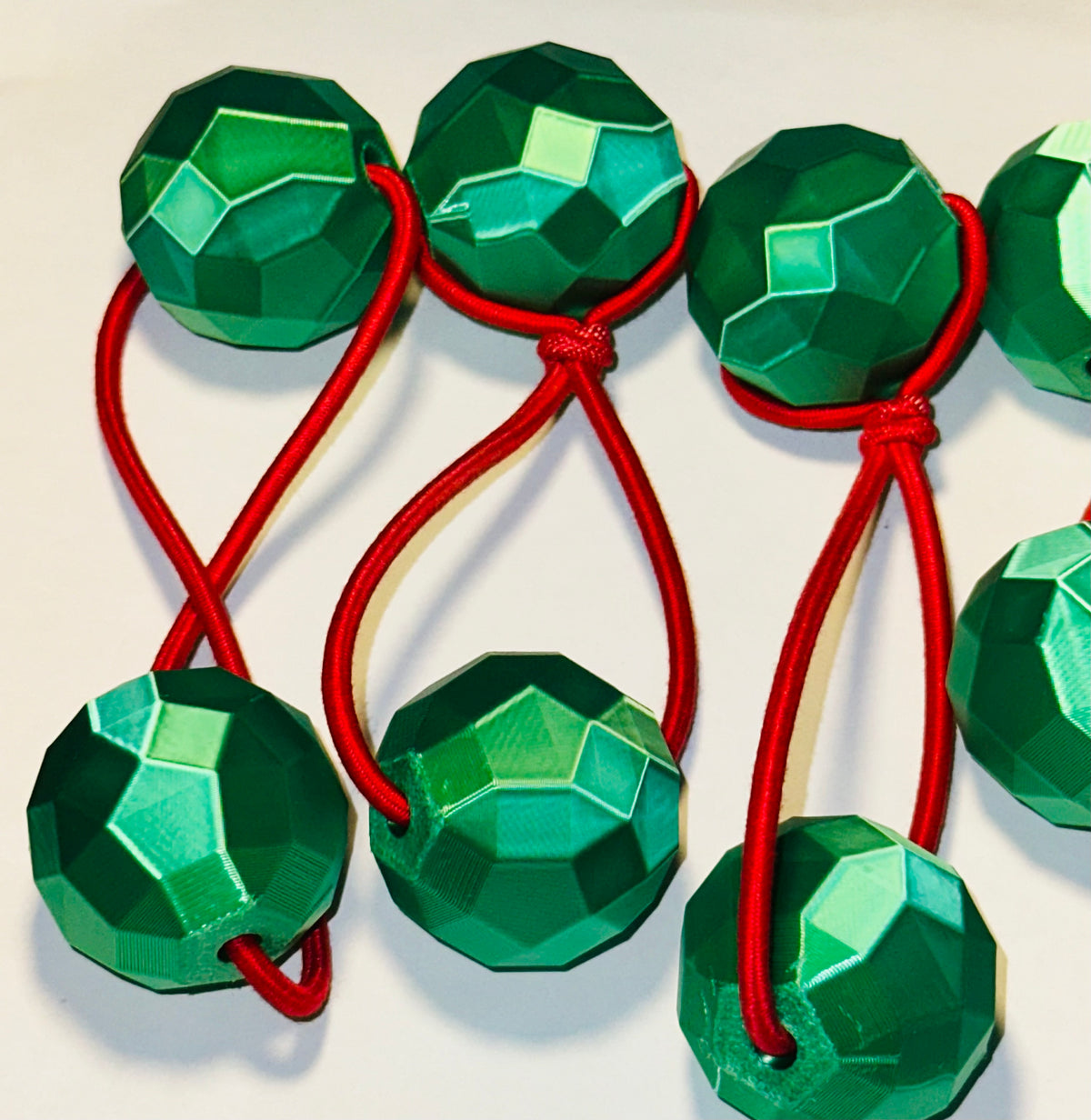 Sphere Ponytail holder (lg)emerald green