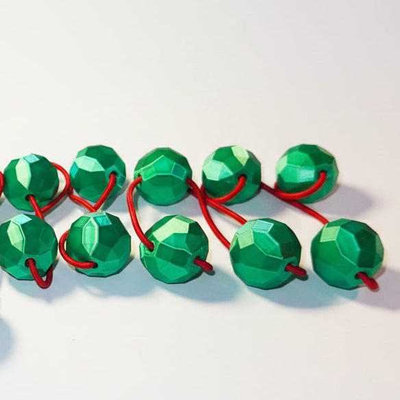 Sphere Ponytail holder (lg)emerald green