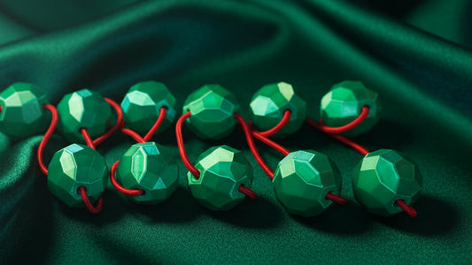 Sphere Ponytail holder (lg)emerald green