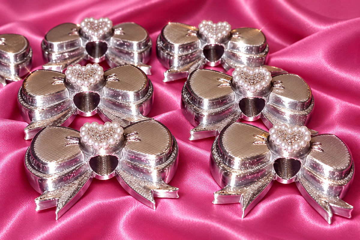 Delightful Beadettes (lg.silver glitter)