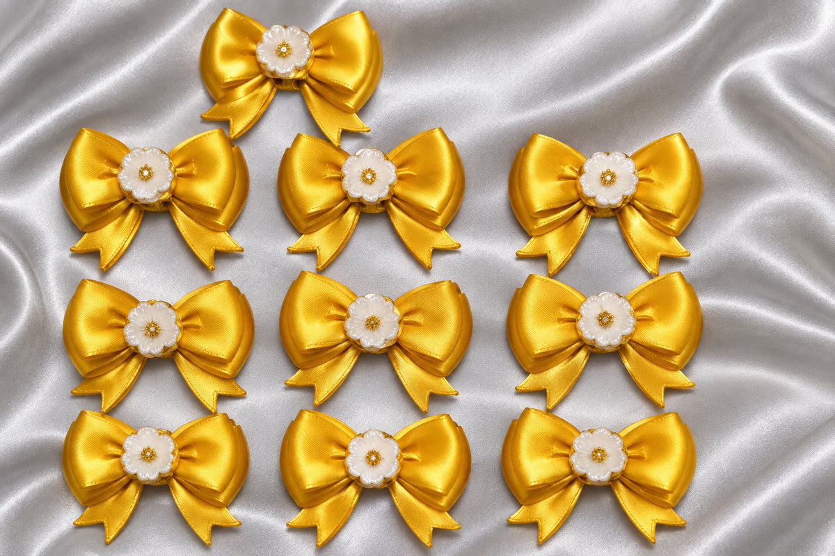 Delightful Beadettes (lg.gold,flower)